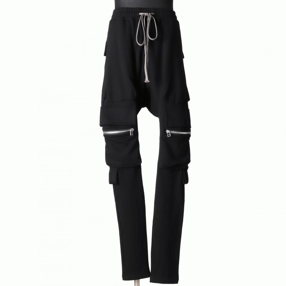 [SALE] 30%OFF　A.F ARTEFACT Sweat Sarrouel Skinny　BLACK