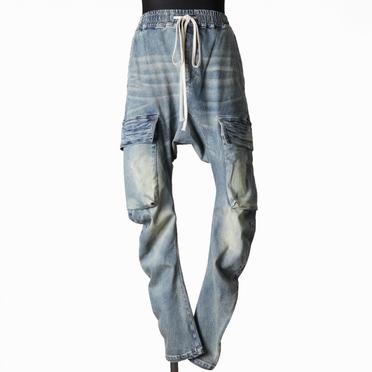 Denim Cargo Sarrouel Skinny　BLUE No.1