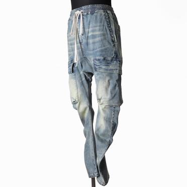 Denim Cargo Sarrouel Skinny　BLUE No.2