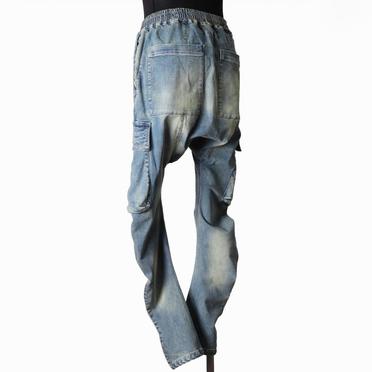 Denim Cargo Sarrouel Skinny　BLUE No.4