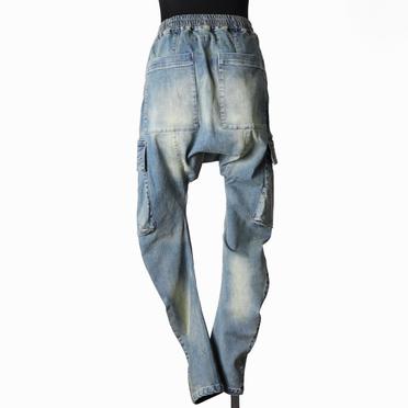 Denim Cargo Sarrouel Skinny　BLUE No.5