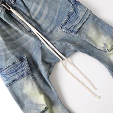 Denim Cargo Sarrouel Skinny　BLUE No.10