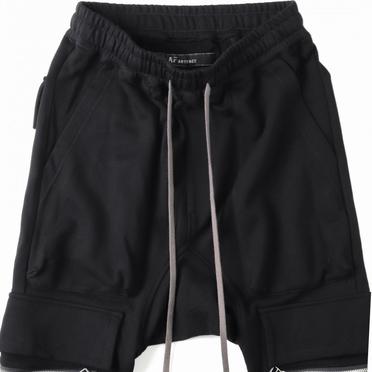 [SALE] 30%OFF　A.F ARTEFACT Sweat Sarrouel Skinny　BLACK No.7