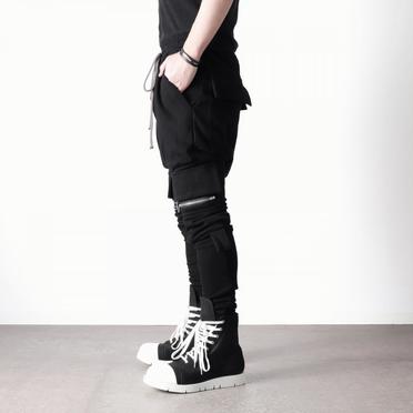 [SALE] 30%OFF　A.F ARTEFACT Sweat Sarrouel Skinny　BLACK No.17