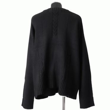 Low Gauge Knit Pullover　BLACK No.5