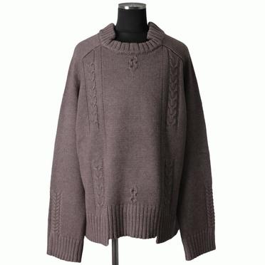 Low Gauge Knit Pullover　GREY No.1