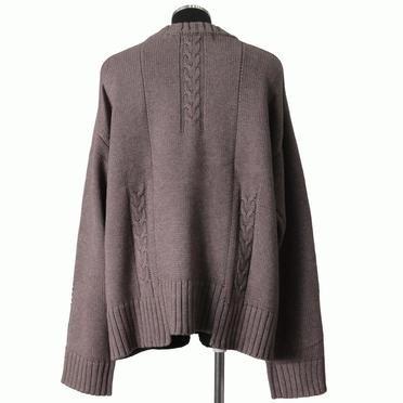 Low Gauge Knit Pullover　GREY No.5