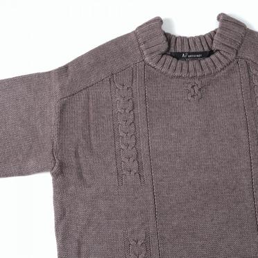 Low Gauge Knit Pullover　GREY No.7