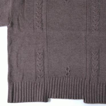 Low Gauge Knit Pullover　GREY No.9