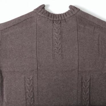 Low Gauge Knit Pullover　GREY No.10