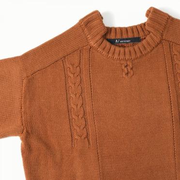 Low Gauge Knit Pullover　BROWN No.7