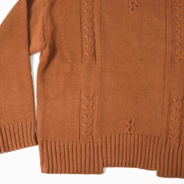 Low Gauge Knit Pullover　BROWN No.9