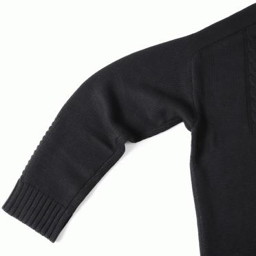 Low Gauge Knit Pullover　BLACK No.8