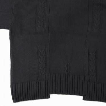 Low Gauge Knit Pullover　BLACK No.9