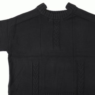 Low Gauge Knit Pullover　BLACK No.10
