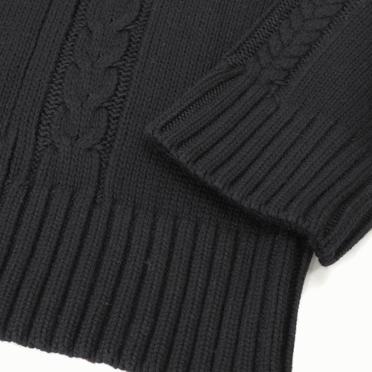 Low Gauge Knit Pullover　BLACK No.11