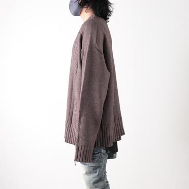 Low Gauge Knit Pullover　GREY No.15