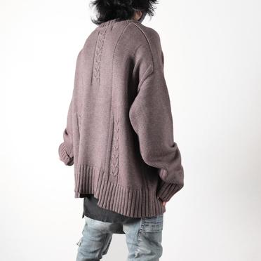 Low Gauge Knit Pullover　GREY No.18