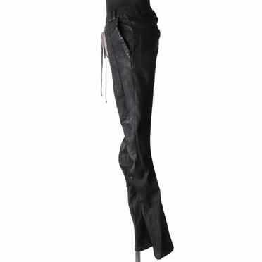 Coated Anatomical Fitted Long Pants　BLACK No.3