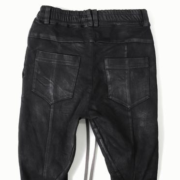 Coated Anatomical Fitted Long Pants　BLACK No.9