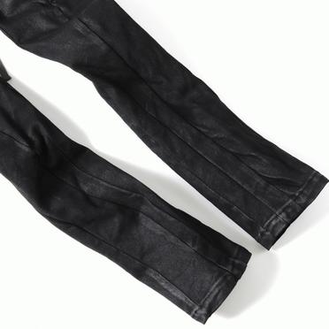 Coated Anatomical Fitted Long Pants　BLACK No.11