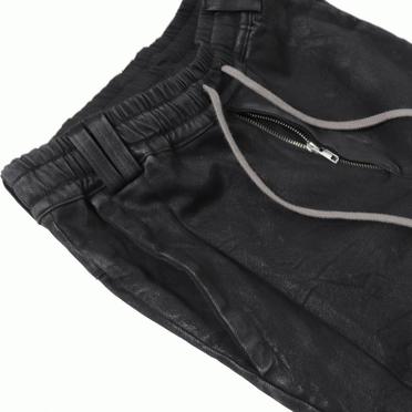 Coated Anatomical Fitted Long Pants　BLACK No.13