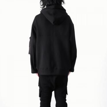 Combi Hoodie Pullover　BLACK No.17