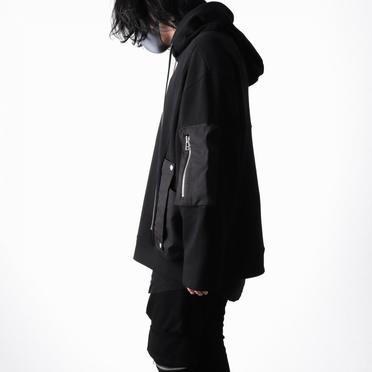 Combi Hoodie Pullover　BLACK No.21