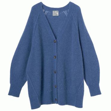 [SALE] 30%OFF　MICA&DEAL アルパカVネックロングカーディガン　BLUE No.1