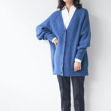 [SALE] 30%OFF　MICA&DEAL アルパカVネックロングカーディガン　BLUE No.4