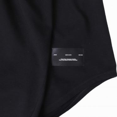 807CUM1 RIPPLE LS TUCK T-SHIRT　BLACK No.12