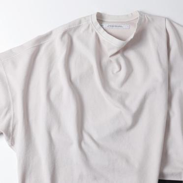 807CUM1 RIPPLE LS TUCK T-SHIRT　PLASTER No.7