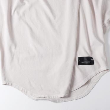 807CUM1 RIPPLE LS TUCK T-SHIRT　PLASTER No.9