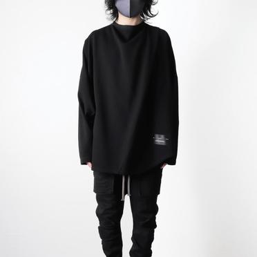 807CUM1 RIPPLE LS TUCK T-SHIRT　BLACK No.13