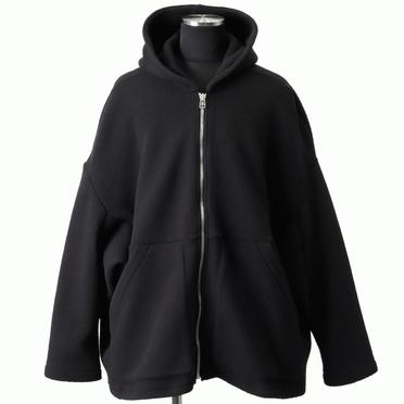 Fleece Dolman Hoodie　BLACK No.1