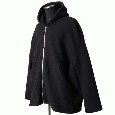 Fleece Dolman Hoodie　BLACK No.2