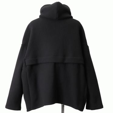 Fleece Dolman Hoodie　BLACK No.5