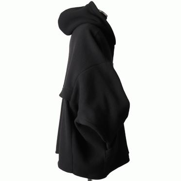 Fleece Dolman Hoodie　BLACK No.7