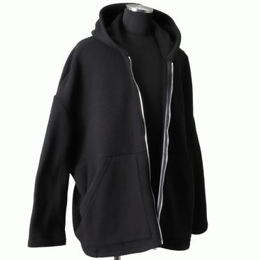 Fleece Dolman Hoodie　BLACK No.8