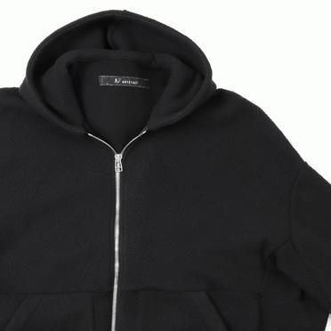 Fleece Dolman Hoodie　BLACK No.9