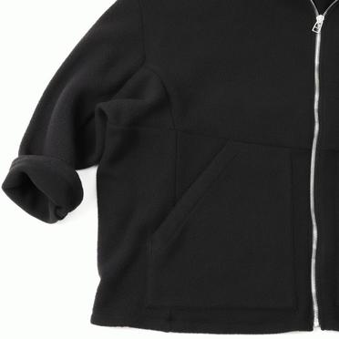 Fleece Dolman Hoodie　BLACK No.11