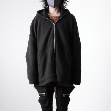 Fleece Dolman Hoodie　BLACK No.15