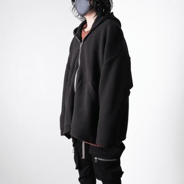 Fleece Dolman Hoodie　BLACK No.16