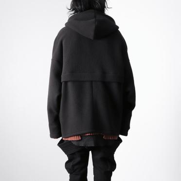 Fleece Dolman Hoodie　BLACK No.19