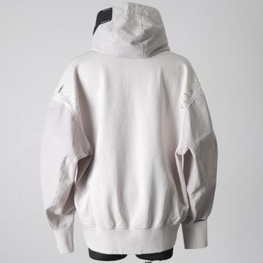 DAMAGED COMBO HOODIE　PLASTER No.5