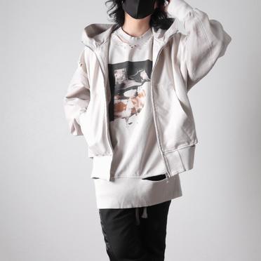 DAMAGED COMBO HOODIE　PLASTER No.30