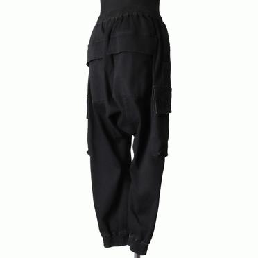 Denim Sarrouel Easy Pants　BLACK No.6