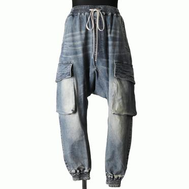 Denim Sarrouel Easy Pants　BLUE No.1