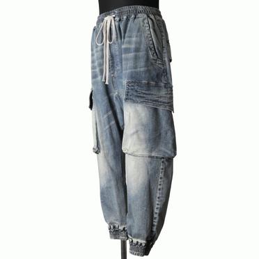 Denim Sarrouel Easy Pants　BLUE No.2