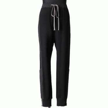 [SALE] 30%OFF　A.F ARTEFACT Sweat Zip Easy Pants　BLACK No.1